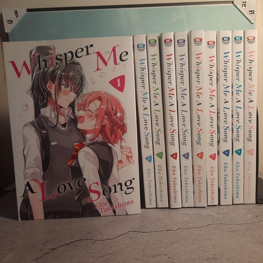 📚 Whisper Me a Love Song Vol. 1-10 Official English Manga Bundle Kodansha Yuri